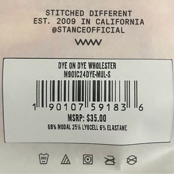 New Stance Boxer Brief Shorts Butter Blend Orange/Yellow Dye on Dye S (30"-32") - Picture 7 of 12